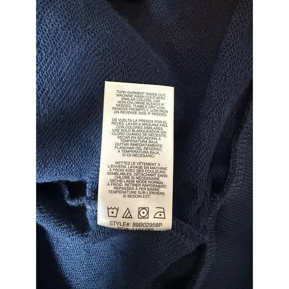 C&C California Women's 1X Navy Sweatshirt with Graphic Print - Picture 12 of 12